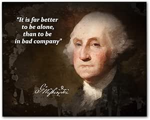 George Washington 2nd Amendment Quote George Washington Quotes Wall Art, 8"X10" Unframed Art Print - Stunning Usa  President Room Wall Décor. Great For Teachers, Librarians And Historians:  Wall Art - Amazon.com