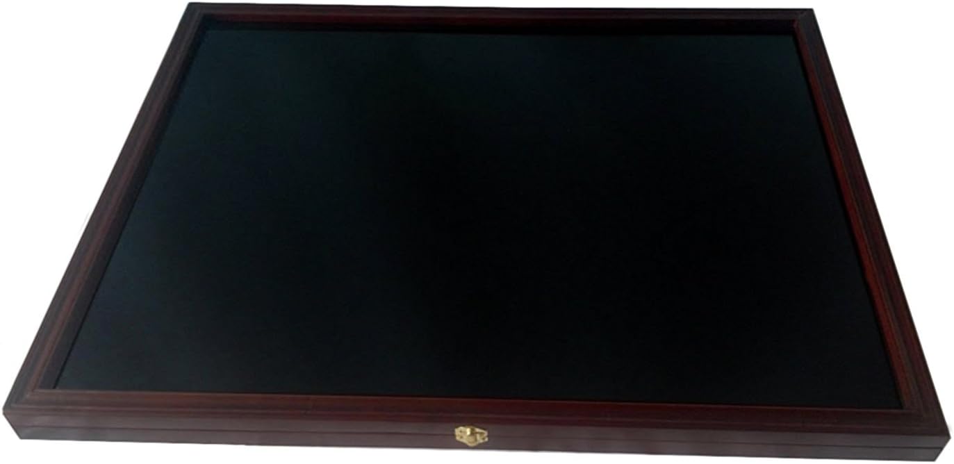 DECOMIL - Ultra Clear UV Protection Baseball/Football Jersey Frame Display Case Shadow Box, Cherry: Home & Kitchen