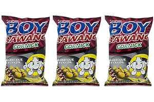 Boy Bawang Cornick Hot Garlic Flavor, 3.54 oz (Pack of 6)