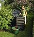 Exaco 628001 Eco-Master Polypropylene Composter, 120-Gallon, Black