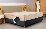 DUJUIKE Divan Bed Base Wrap Cover Velvet Elastic Fit Black Small Double view 7