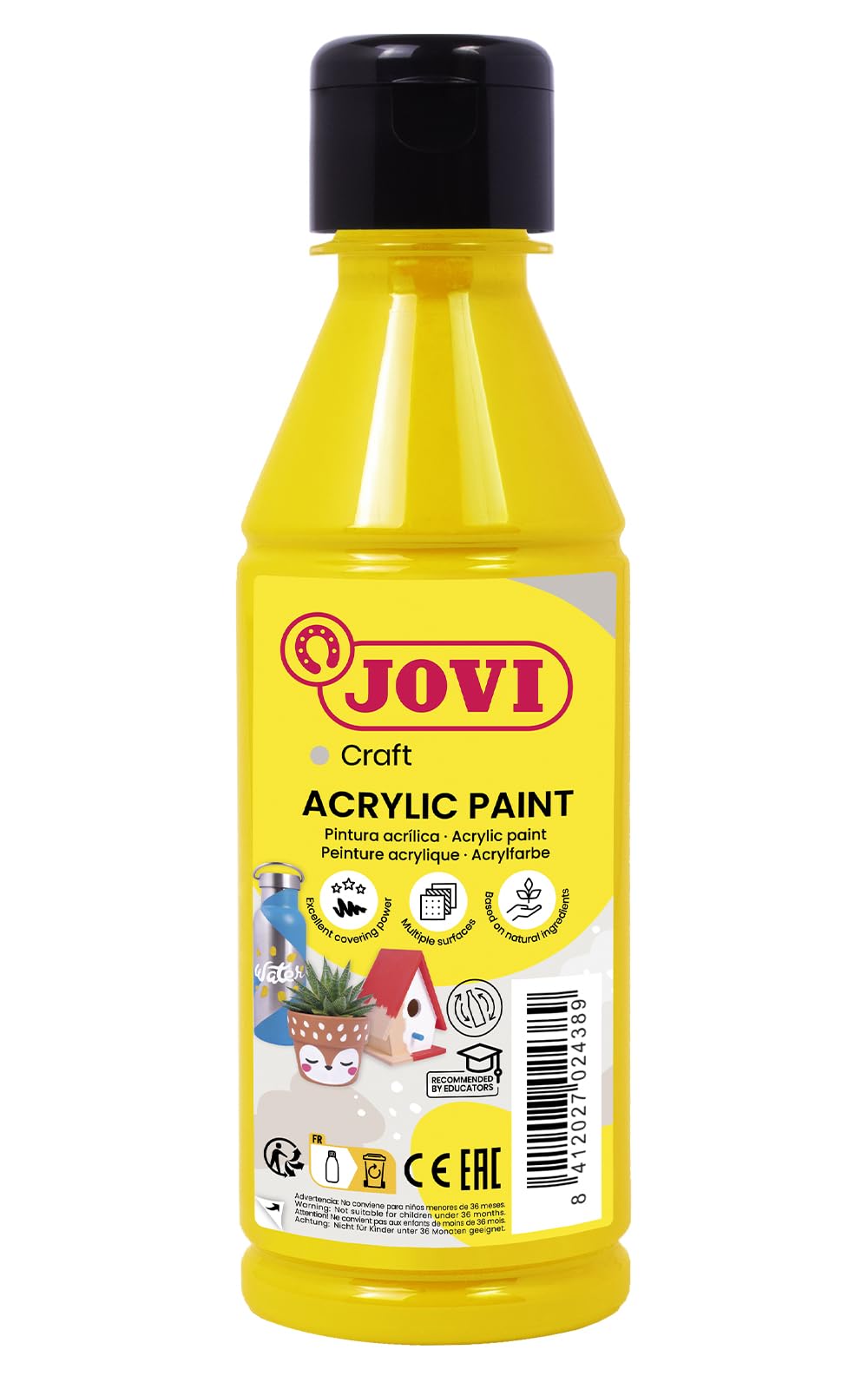 Jovi - ACRYLIC PAINT, Color yellow (68002)