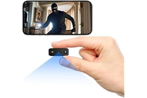 HCTOBFF Mini WiFi Hidden Spy Camera, Smallest Cameras HD1080P for Home Security,Surveillance Small Nanny Cam with Phone App, Motion Detection and Night Vision for Indoor