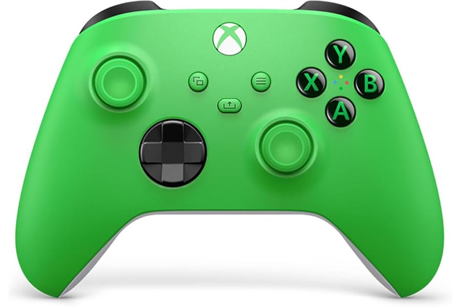 Xbox Wireless Gaming Controller | Velocity Green | Console, PC, & Android | Textured Grip | Wireless, Bluetooth, USB-C Connectivity