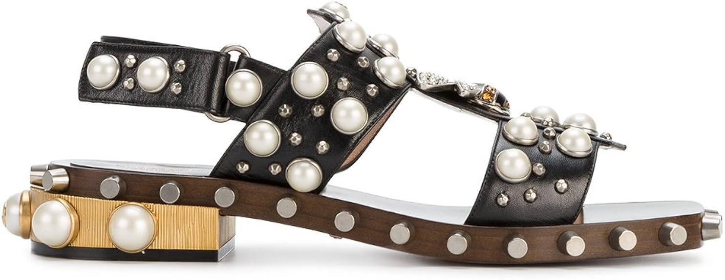 gucci pearl sandals