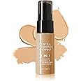 QIUFSSE Concealer Full Coverage Foundation for Mature Skin,Oil Control Matte 2 in 1 Concealer liquid Foundation Makeup Waterproof Base De Maquillaje Alta Cobertura-02 Natural