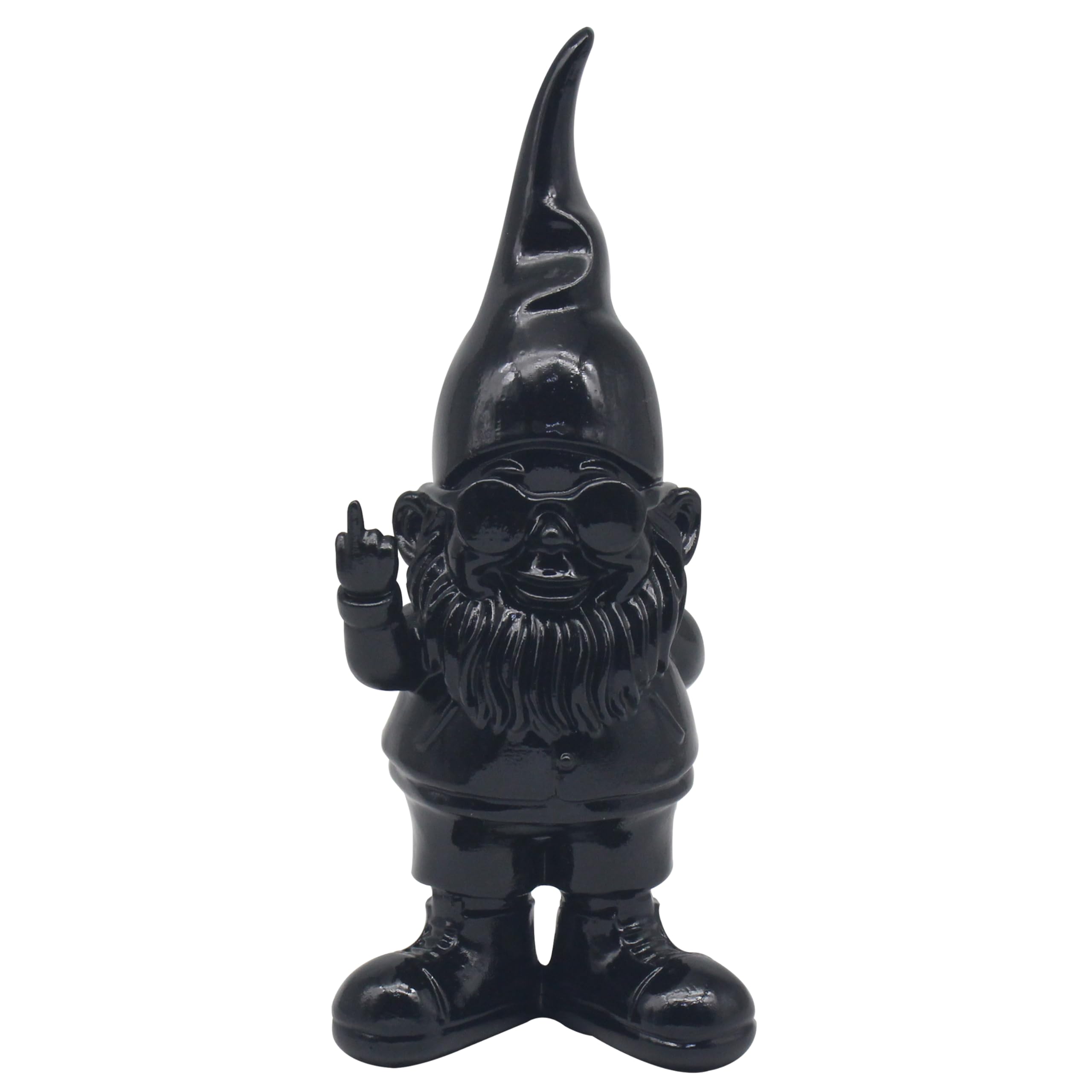 Lesser & Pavey Gnomes Home Decor Figurines & Ornaments For Home & Office | Decorative Home Accessories Statues For Indoor & Outdoor | Lovely Gifts for Women & Men Swearing Black 27 Cm
