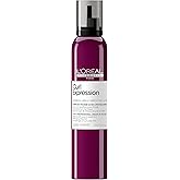 L'Oréal Professionnel Hair Mousse, With Heat Protection, For All Curly & Coily Hair, 10-in-1 Multi-Benefit, With Glycerin, Ur