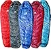 Hyke & Byke Shavano 32 F Hiking & Backpacking Sleeping Bag - 3 Season, 650FP Duck Down Sleeping Bag - Ultralight - Blue - 78in - Regular