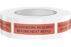 Dispensed Medication Veterinary Pharmacy and Clinical Labels | Roll of 500 | Clinical-Grade Color-Coded Stickers for Medicati