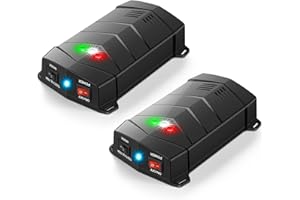 WAYSLA Rodent Repellent for Car Engines, Mouse Repellent Ultrasonic Rodent Repeller, Variable Frequency Ultrasonic&LED Strobe Lights, Keep Mice Away from Car Engines, Rooms, Indoors, Outdoors (2-Pack)