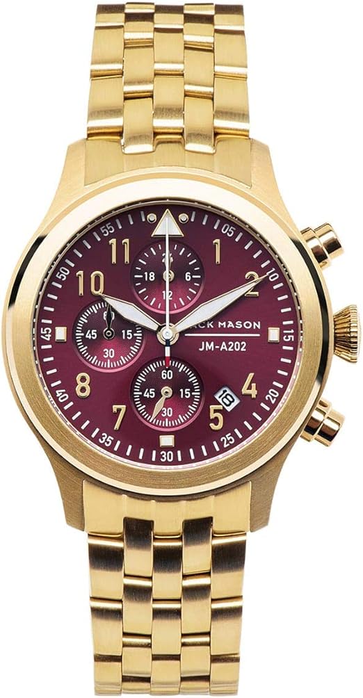 jack mason gold watch