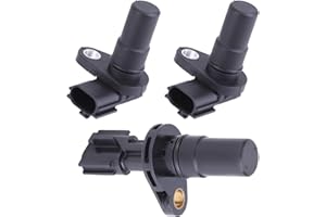 Slakerbe 3Pcs Transmission Speed Sensor - Input Output Car Sensor Compatible With Nissan Altima Juke Maxima JX35 QX60 2003-2016 - F119283A 125958B