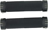 PLATT Bike Grips with Aluminum Lock Non-Slip Rubber 128mm Black view 2