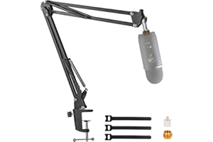 For Blue Yeti Boom Arm, Adjustable Suspension Blue Yeti Nano Microphone Stand, Compatible with Snowball Mic by YUZUHOME