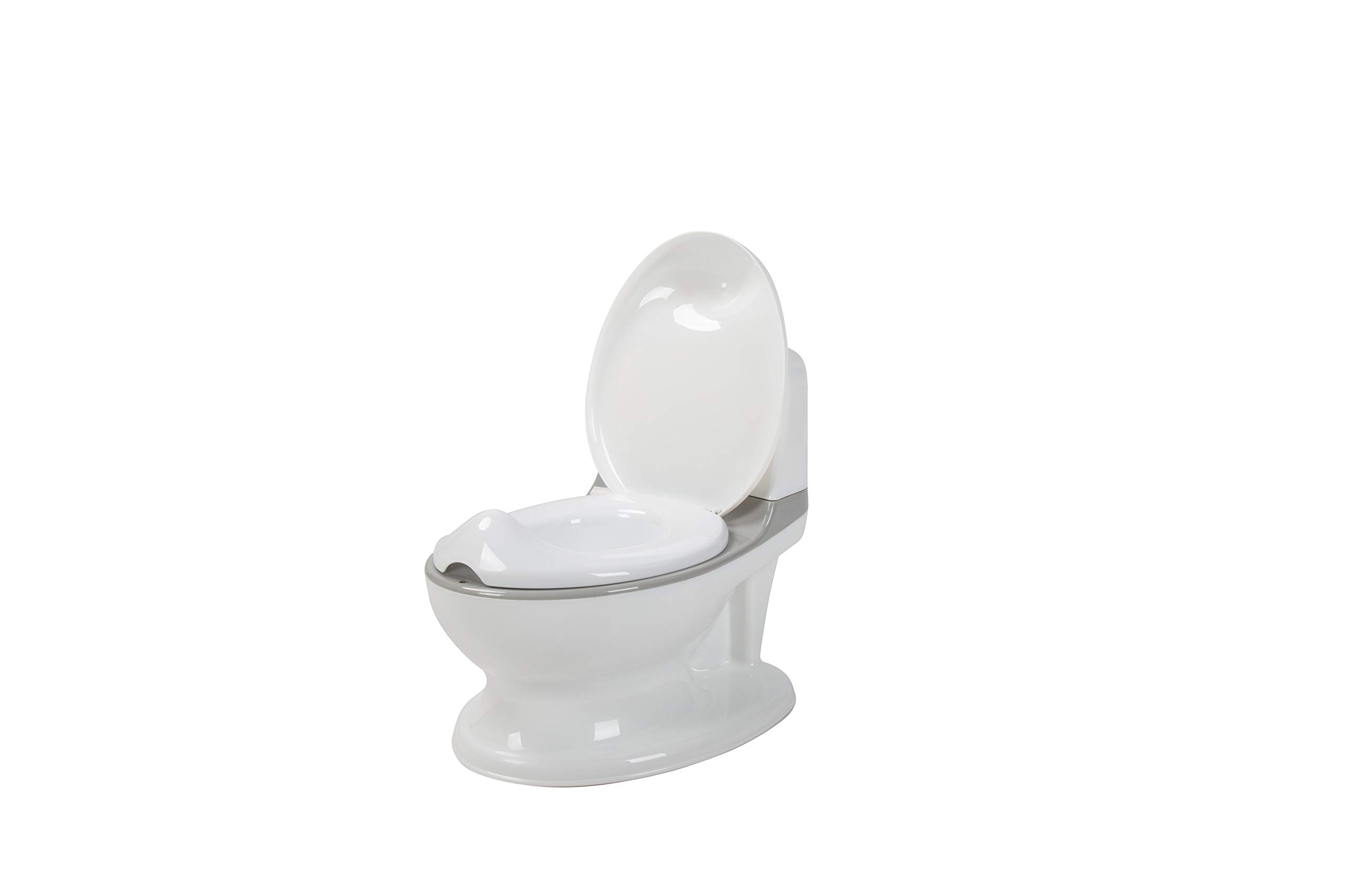 BabyDan Children Training Potty with Flushing Sound. 100% PVC Free. White/Grey