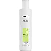Nioxin Scalp + Hair Thickening System 2 Conditioner | For Natural or Untreated Hair with Progressed Thinning | With Niacinamide and Biotin |10.1 Fl oz.