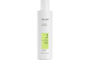 Nioxin System 2 Scalp + Hair Thickening Conditioner for Natural Hair with Progressed Thinning | Boost Hair Density with Niacinamide & Biotin | Refreshed Scalp with Healthy Shine