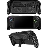 Case for ASUS ROG Xbox Ally/Ally X 2025, FJIASTB Flexible TPU Shockproof Cover with Kickstand (Black)