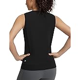 BALEAF Women's Sleeveless Workout Tank Tops Stretch Soft Top Yoga Athletic Running Breathable Lightweight Tennis Shirts Gym