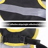 WideSmart Chicken Duck Reflective Pet Vest Small Black Polyester Waterproof view 4