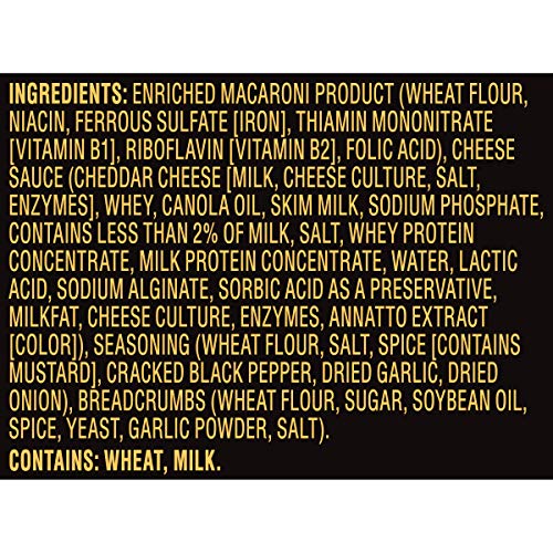 CRACKER BARREL OVEN BAKED MAC AND CHEESE, 1 POUCH, FOR EASY DINNER OR DINNER SIDES, SHARP WHITE CHEDDAR FLAVOR, NO ARTIFICIAL FLAVORS OR DYES, 12.3 OZ