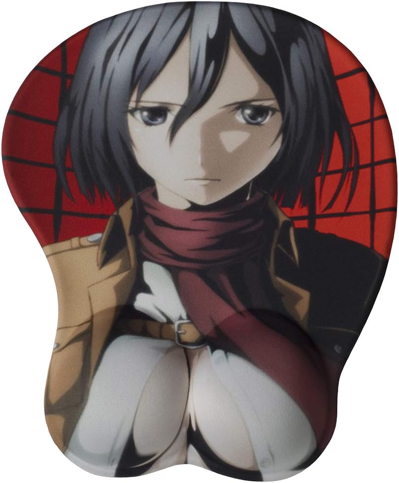 3D Stereo Chest Comfort Mouse Pad (Brown)