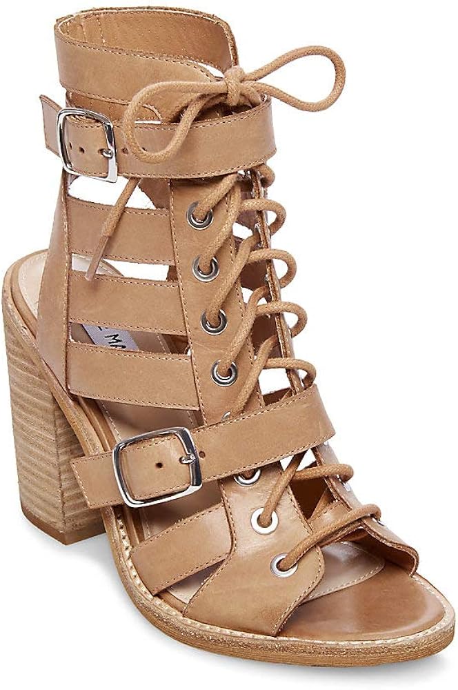 steve madden strappy block heels