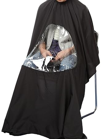 Malayas® Friseurumhänge Haarschneideumhang Haar Schneiden Haarschnitt Tuch Salon Schürze Tuch Wasserabweisend Professionelle 