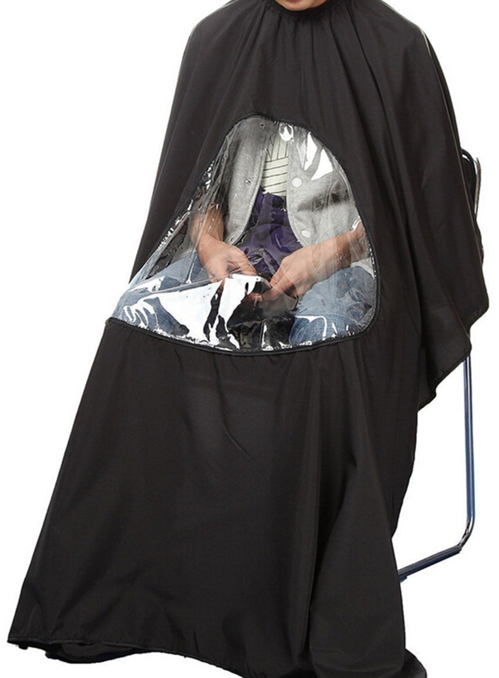 Wisfor Malayas Adult Hairdressing Gown with Nylon Fabric Perfect for Colour Cutting, Highlights, Lightening, Colouring, Protection