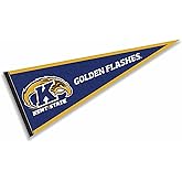 Kent State University Golden Flashes Wordmark Pennant Flag