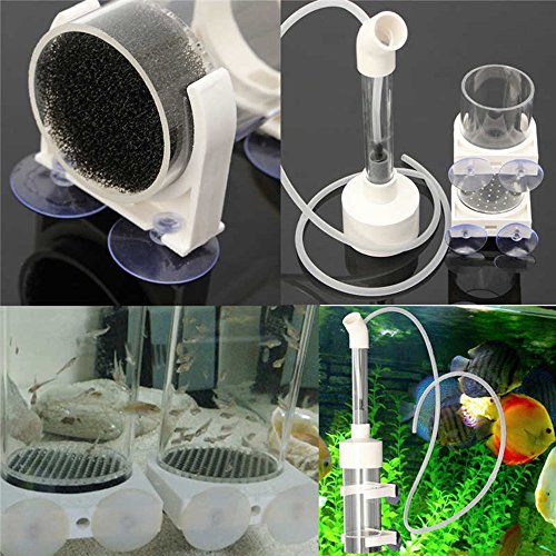 New Aquarium Cichlids Tumbler Incubator Fish Hatchery Eggs Instead Mouth-brooding, White