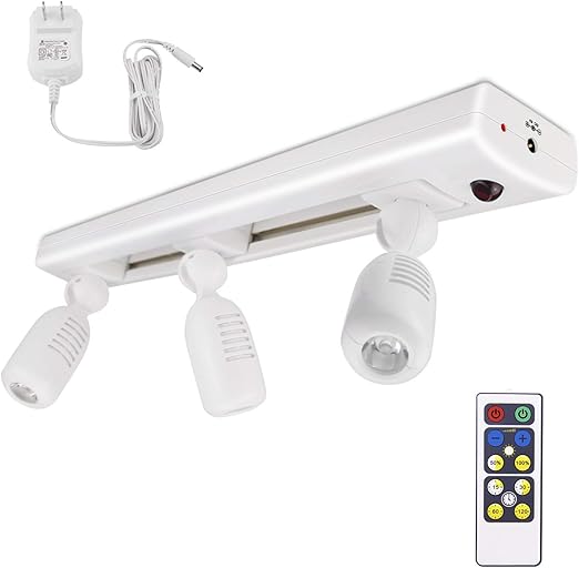 BIGLIGHT LED Track Light Kit, Dimmable Accent Lighting with 3 Rotatable