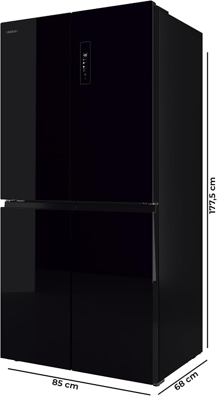 Réfrigérateur Américain 4 Portes Bolero CoolMarket 4D 503 Black