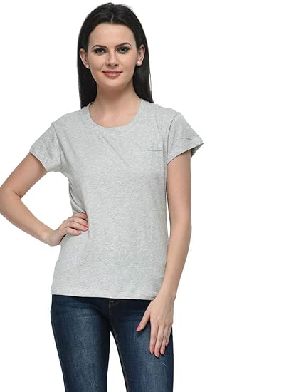 Womens's Cotton Slub Top(Grey, XS-4XL)