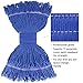 BPG Cotton Easy Wring Saddle Mop Head Refill, Heavy Duty Looped-End String Swinger Style Replacement Mop Head, For Home, Commercial, and Industrial Use (Blue)
