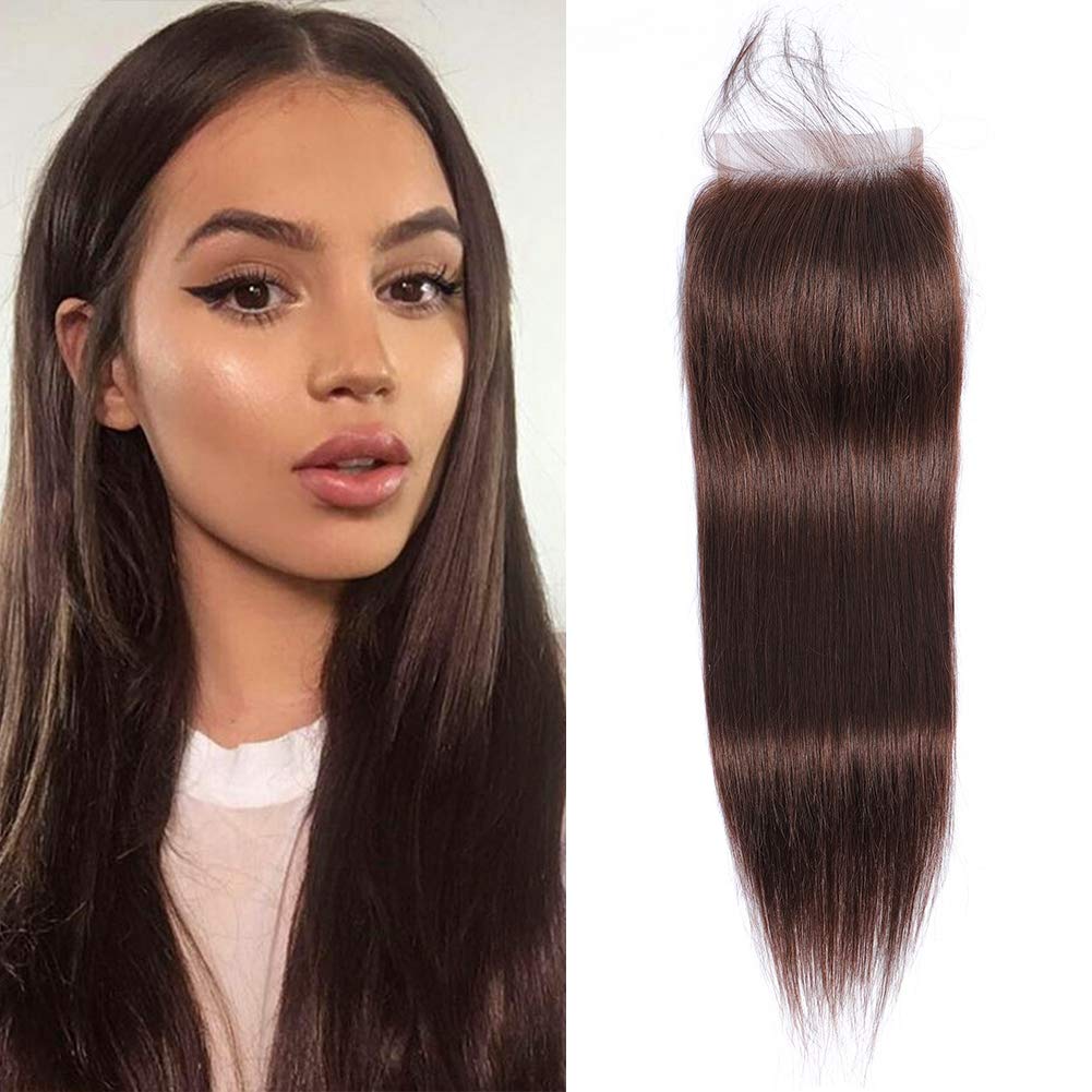 Top Hair 14 Closure 2 Peruvian Hair 4x4 Lace Closure Peruvian