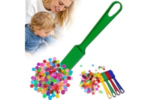 Magnetic Bingo Wand with Chips - 1-Pack & 100 Chips Set,Magnetic Bingo Chip with MagneticWand for Large Group Games,Family Ga