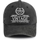 Vintage 32nd 52nd 62nd 82nd 92nd Hats for Men Women, Funny Adjustable Embroidered Birthday Baseball Cap