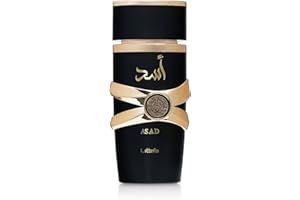 Lattafa Asad Eau De Parfum 100ml Long Lasting Luxury Perfume Spray For Men | Premium Refreshing Oud and Musk Fragrances (Oud 