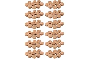 Kikolufy 100Pcs Water Key Water Key Spit Valve Cork Pad for Trumpet Trombone Repair Accessories Diameter 9mm Thickness 4mm