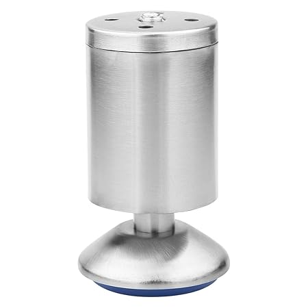 4er Höhenverstellbar Edelstahl Tischfüße Möbelfüße für Möbel Beine Tisch Bett Sofa Schrankbeine Schreibtisch Tischbeine mit G