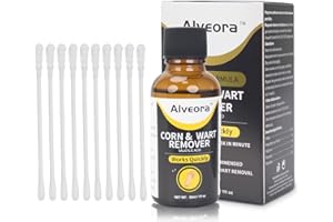 ALVEORA Wart Remover Liquid, Smoothes Skin Tag Remover, Wart Remover Freeze Off Fast Acting Salicylic Acid Wart Removers for Genital,H,Common,Flat, Corn and Callus, Warts, Plantar