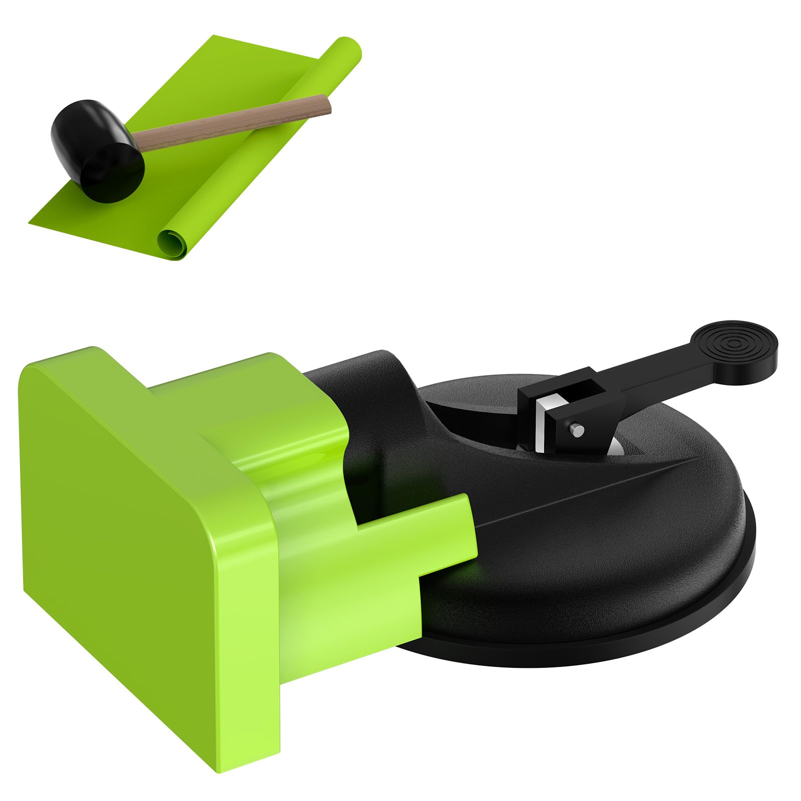 Photo 1 of Floor Gap Fix Tool Kit with Suction Cup & Rubber Mallet, Floating Floor Repair Tool for Laminate, LVP & Engineered Wood, Includes Silicone Pad for Textured Surfaces