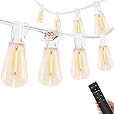 YOYONACY 200 FT Outdoor String Lights for Outside