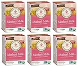 Traditional Medicinals Organic Mother's Milk Women's Tea Bags, 16 Count, Pack of 6