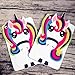 iPad Mini 4 Case Unicorn, Awsaccy(TM) Cute Cool 3D Unicorn Horse Cartoon Animal Rainbow Soft Silicone Rubber Gel Case Back Protection Cover for Apple iPad Mini 4 2015 Release