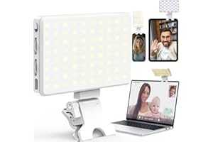 ITEFDTUTNE Selfie Light, USB-Rechargeable CRI 95+ LED Phone Light, 80 LED Portable Light with 3 Ajustable Light Modes, Up to 9000K Color Temperature, for Phone, Laptop, iPad, Zoom Call TikTok Video