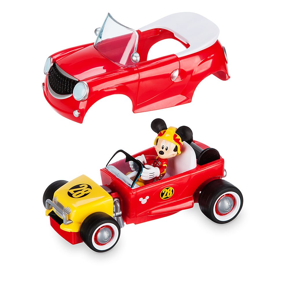 Disney Mickey Mouse Transforming Pullback Racer Mickey The Roadster