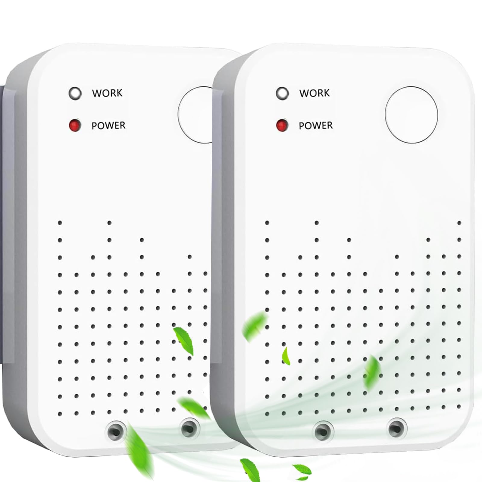 KLVEU Plug In Air Purifier,Air Ionizers for Home,Quiet and Portable Ion Air Purifiers for Home,Bedroom, Office, Kitchen(2pack)